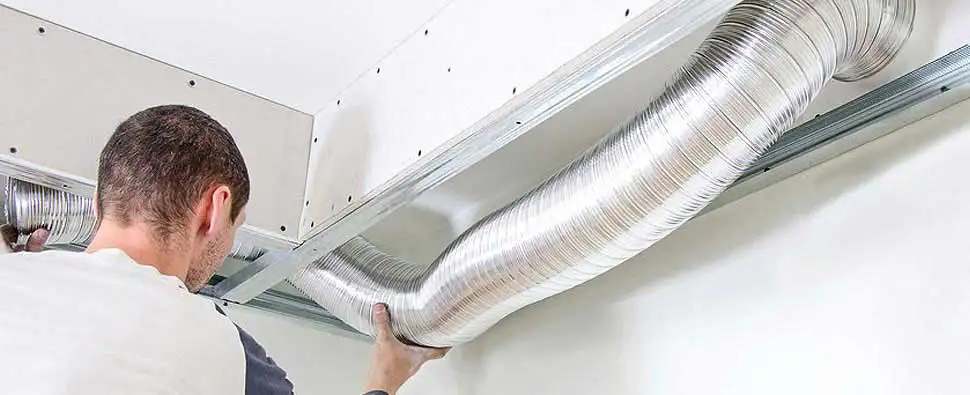 Inspecting A Duct In A Home